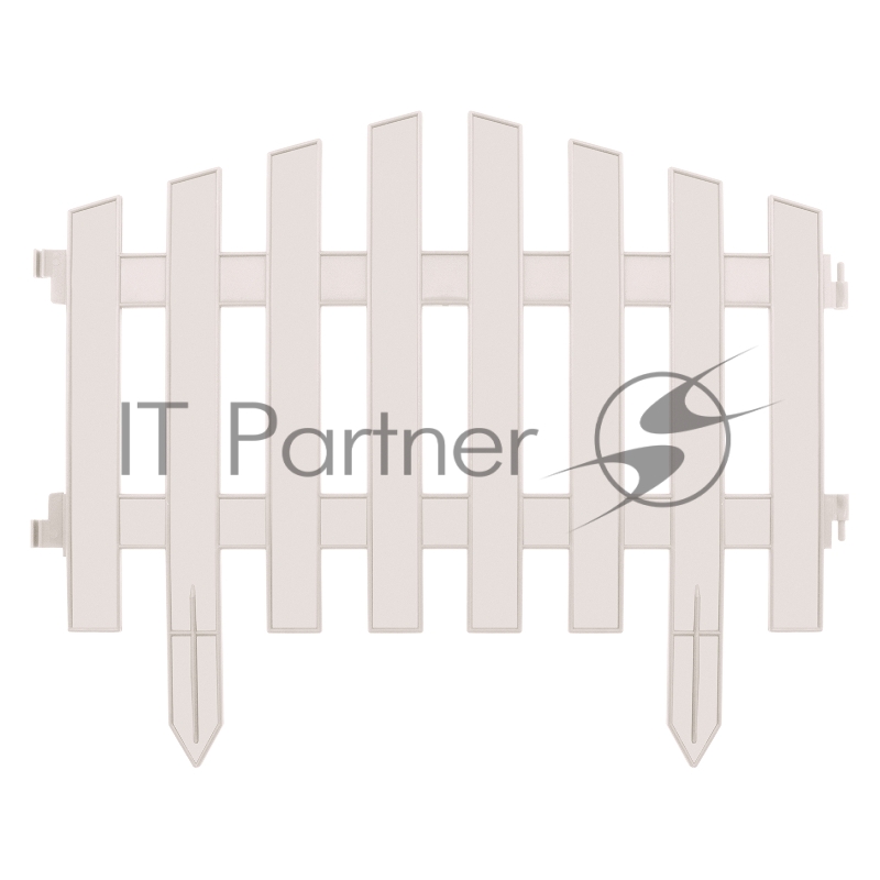 Забор декоративный Марокко, 28х300 см, белый, Россия// Palisad