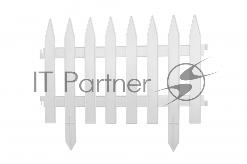 Забор декоративный Рейка, 28х300 см, белый, Россия// Palisad