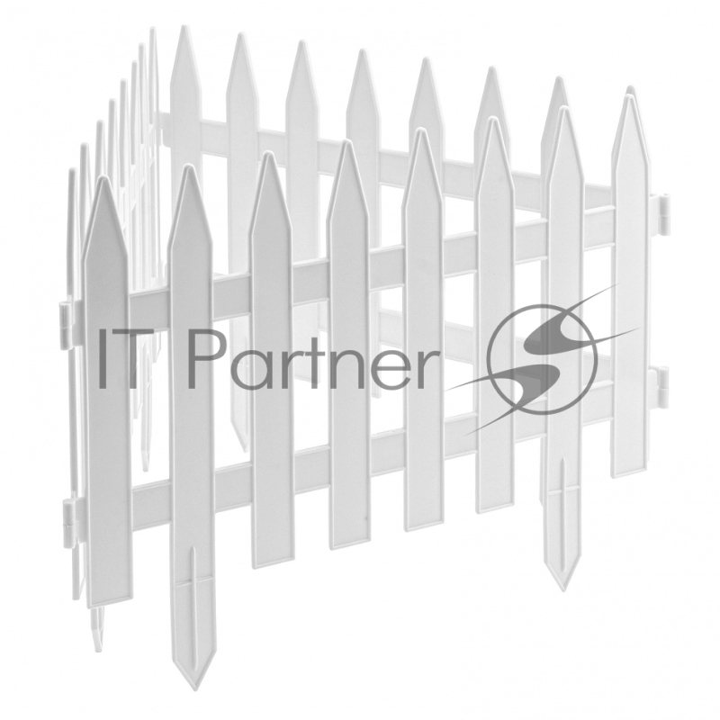 Забор декоративный Рейка, 28х300 см, белый, Россия// Palisad
