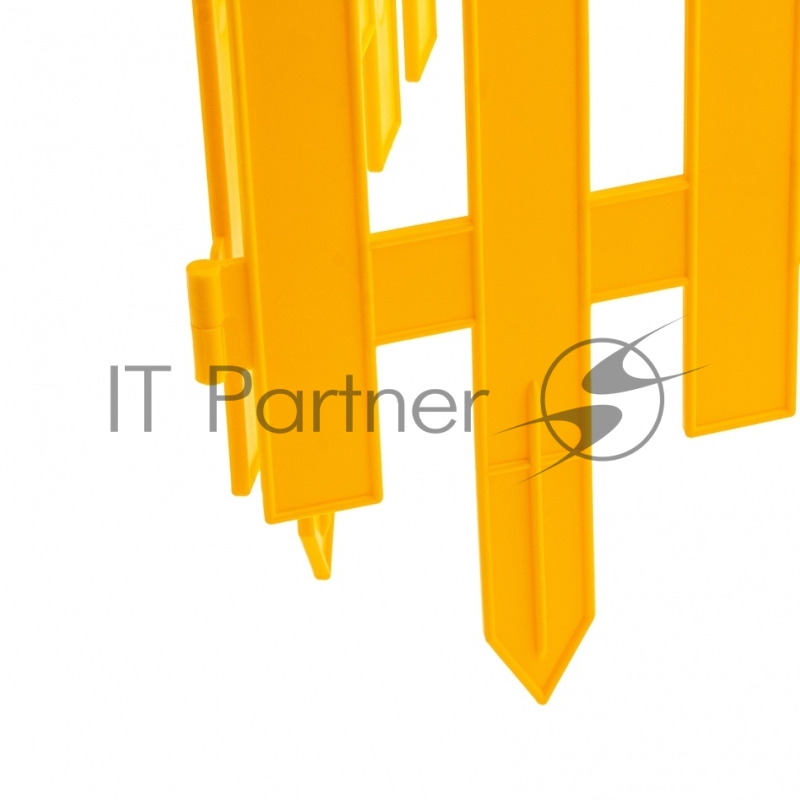 Забор декоративный Рейка, 28х300 см, желтый, Россия// Palisad