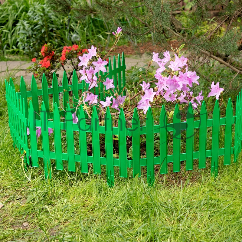 Забор декоративный Рейка, 28х300 см, зеленый, Россия// Palisad