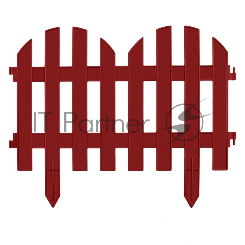 Забор декоративный Романтика, 28х300 см, терракот, Россия// Palisad