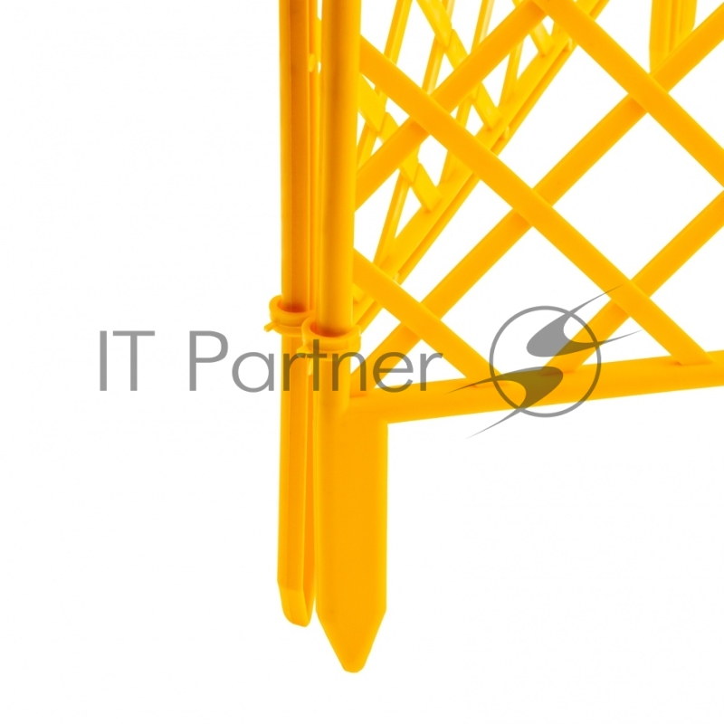 Забор декоративный Сетка, 24х320 см, желтый, Россия// Palisad