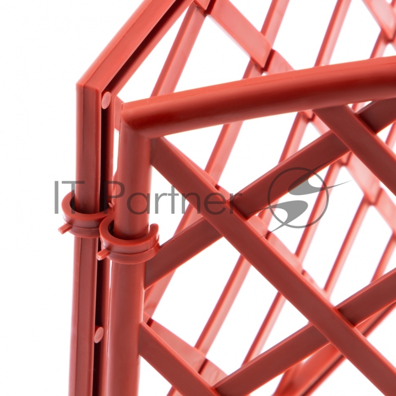 Забор декоративный Сетка, 24х320 см, терракот, Россия// Palisad