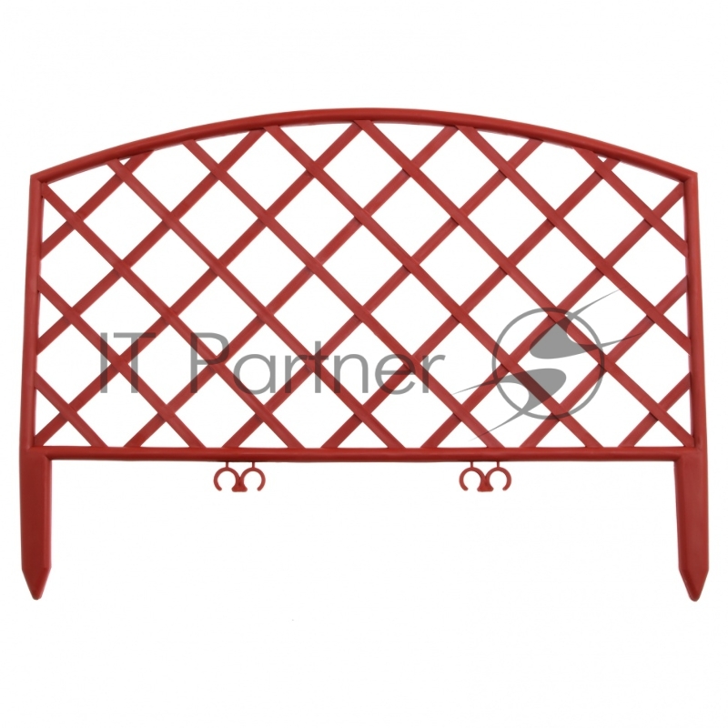 Забор декоративный Сетка, 24х320 см, терракот, Россия// Palisad