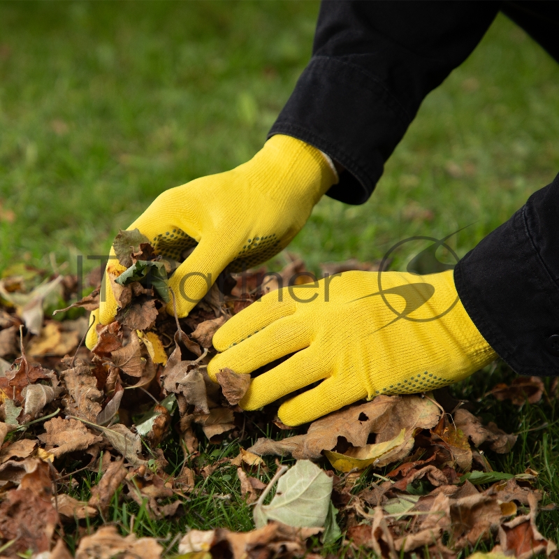 Перчатки в наборе, 5 пар, цвета в ассортименте, ПВХ точка, L, Россия// Palisad