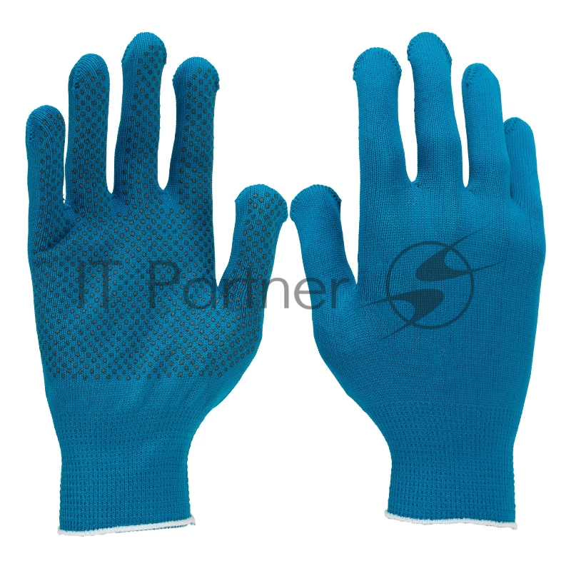 Перчатки в наборе, 5 пар, цвета в ассортименте, ПВХ точка, L, Россия// Palisad