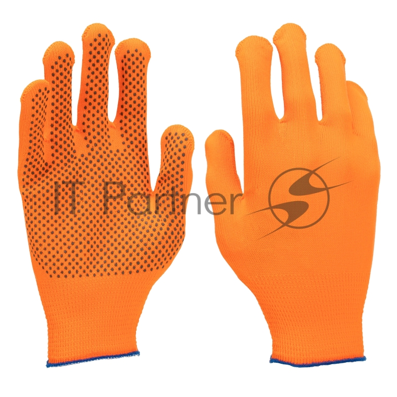 Перчатки в наборе, 4 пары, цвета в ассортименте, ПВХ точка, L, Россия// Palisad