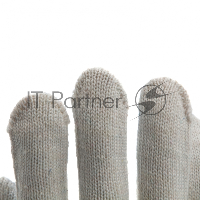 Перчатки трикотажные, ПВХ-покрытие Шахматный облив, 10 класс// Россия