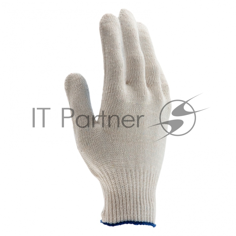 Перчатки трикотажные, ПВХ-покрытие Шахматный облив, 10 класс// Россия