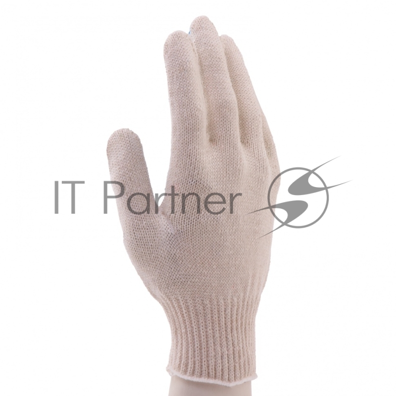 Перчатки трикотажные, с ПВХ точкой, 10 класс// Россия