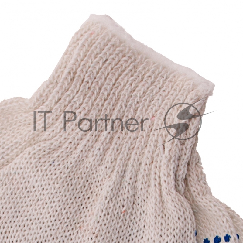 Перчатки трикотажные для ремонтных и строительных работ, с ПВХ точкой, 7 класс // Россия