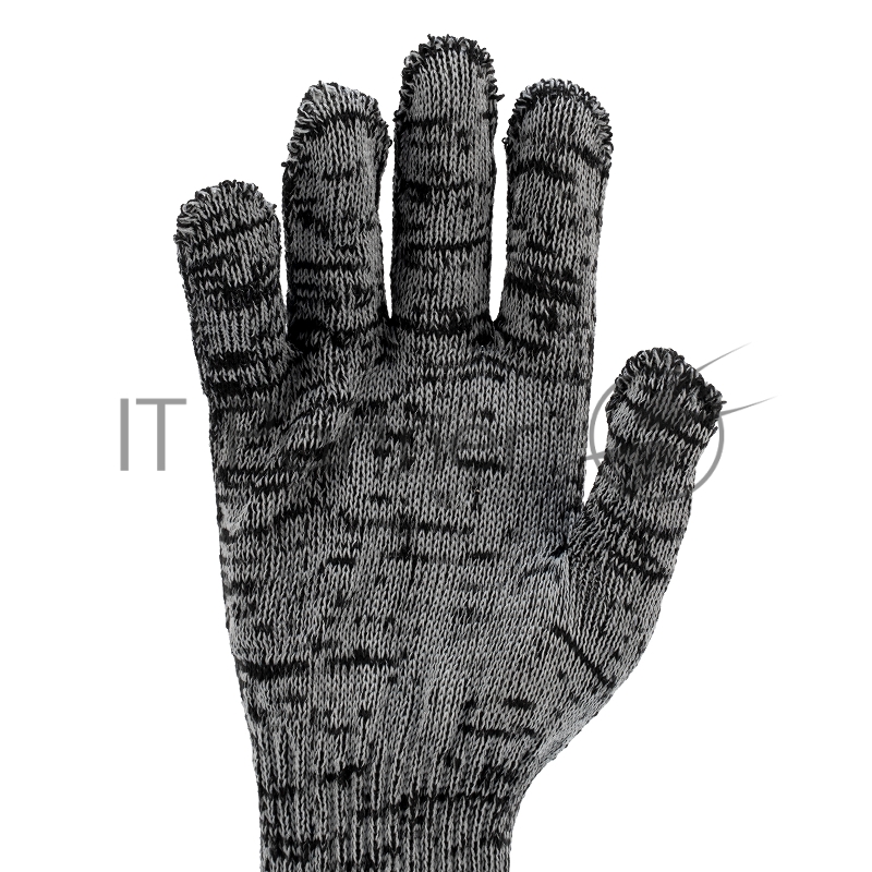 Перчатки трикотажные, меланж, 10 класс// Россия