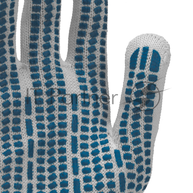 Перчатки трикотажные, с ПВХ Протектор, 32 г, 10 класс, 10 пар/уп