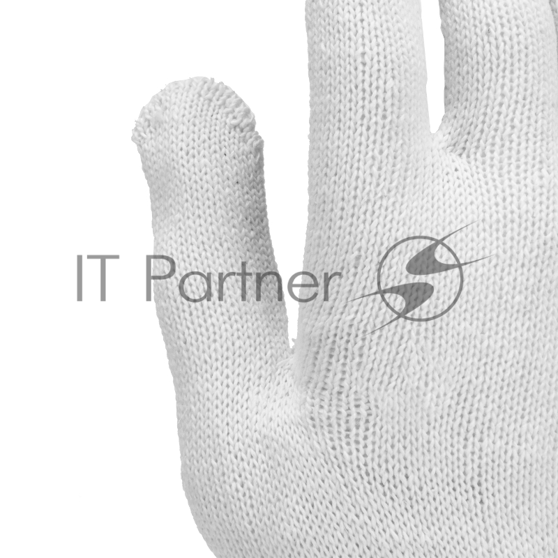 Перчатки трикотажные, ПВХ-покрытие Шахматный облив, 5 пар в упаковке, 10 класс// Россия