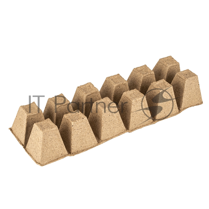 Кассета для рассады, 310х100х50 мм, 12 ячеек, торфяная, 3 шт.// Россия