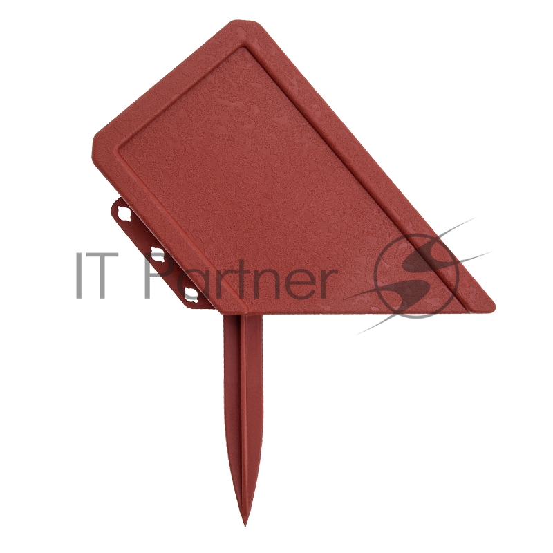 Бордюр Кирпич, 13х300 см, терракот, Россия// Palisad