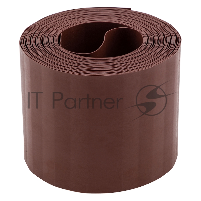 Бордюрная лента, 10х900 см, полипропиленовая, коричневая, Россия// Palisad