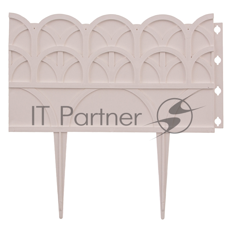 Бордюр Провинциальный, 14х310 см, белый, Россия// Palisad