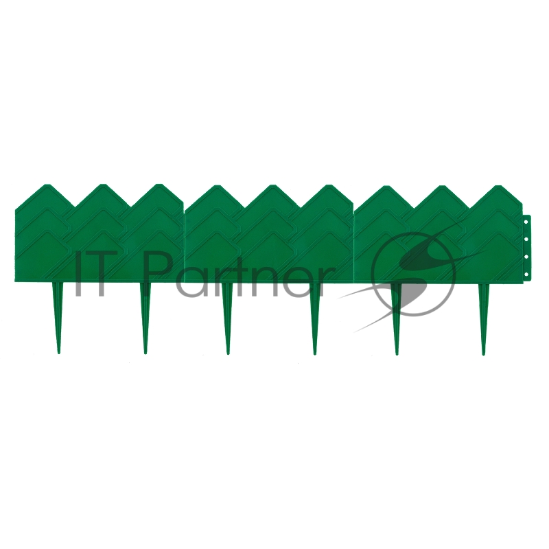 Бордюр Уютный, 14х310 см, зеленый, Россия// Palisad