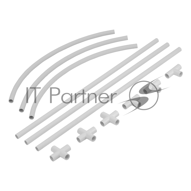 Каркас парника пластиковый 300 х 110 х 120 см, дуга d20мм, белый// Palisad