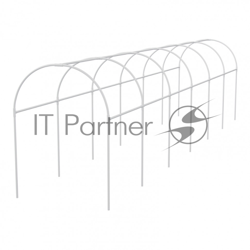 Каркас парника пластиковый 500 х 110 х 120 см, дуга d20мм, белый// Palisad