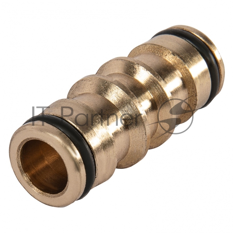 Набор для соединения шлангов 3/4, (переходник, 2 соединит.аквастоп), латунный// Palisad