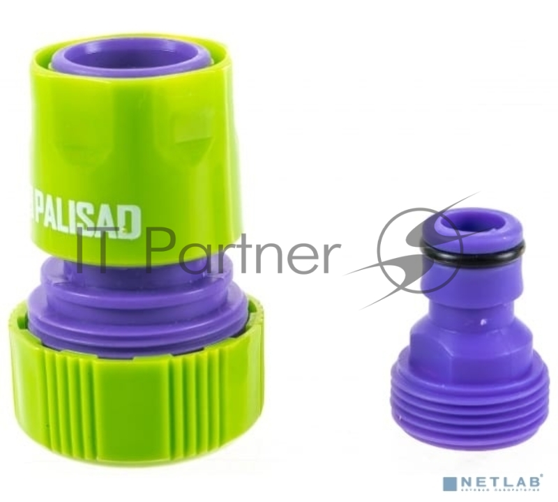 Соединитель-адаптер пластмассовый, 3/4, внешняя резьба, соединитель шланга 3/4// Palisad