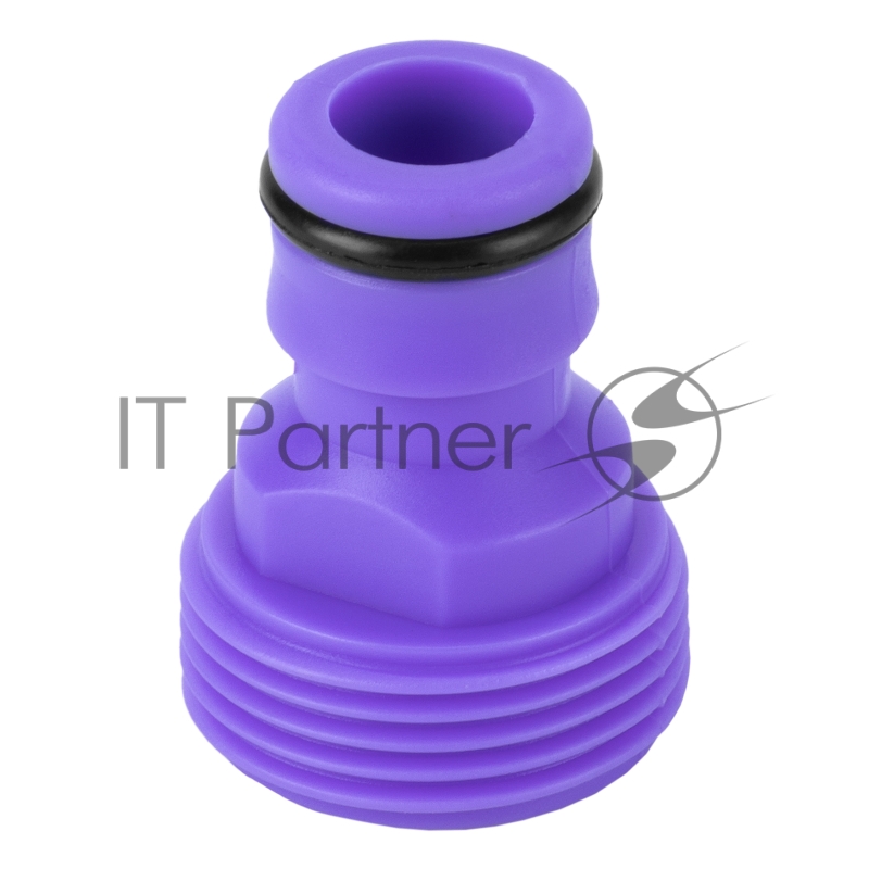 Соединитель-адаптер пластмассовый, 3/4, внешняя резьба, соединитель шланга 3/4// Palisad