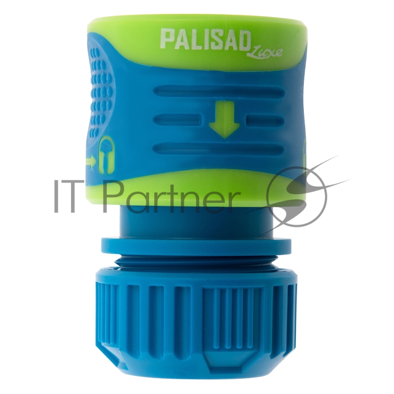 Соединитель для шланга 1/2 двухкомпонентный, LUXE// Palisad