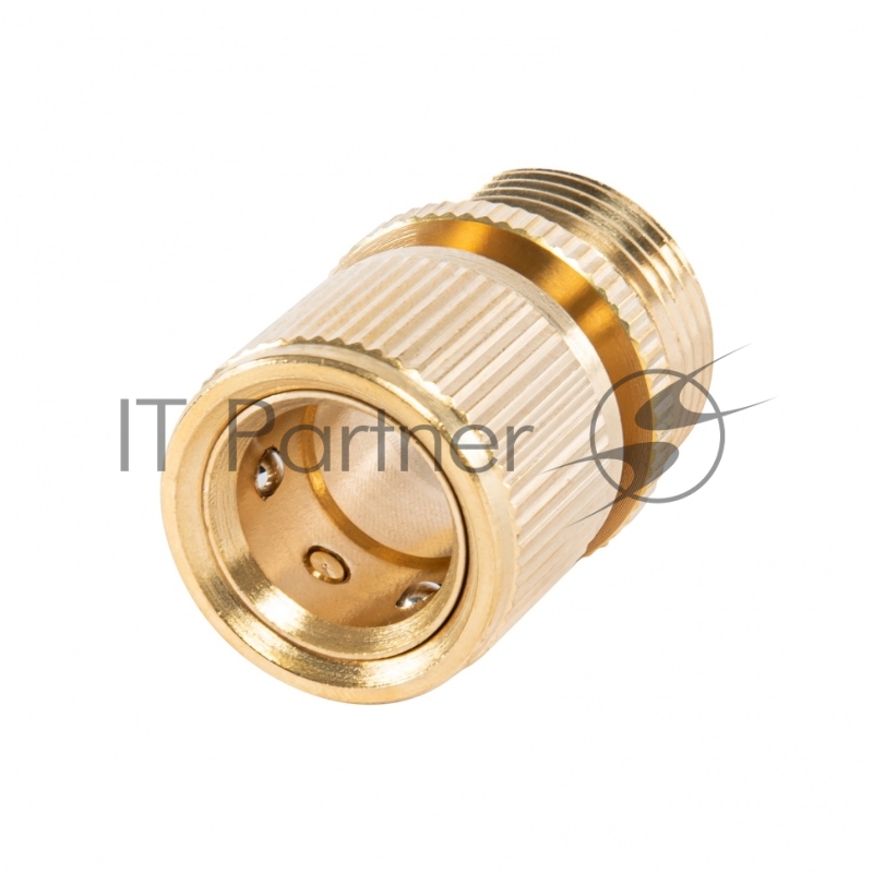 Соединитель латунный быстросъемный, внешняя резьба 3/4, посадочный D 3/4// Palisad