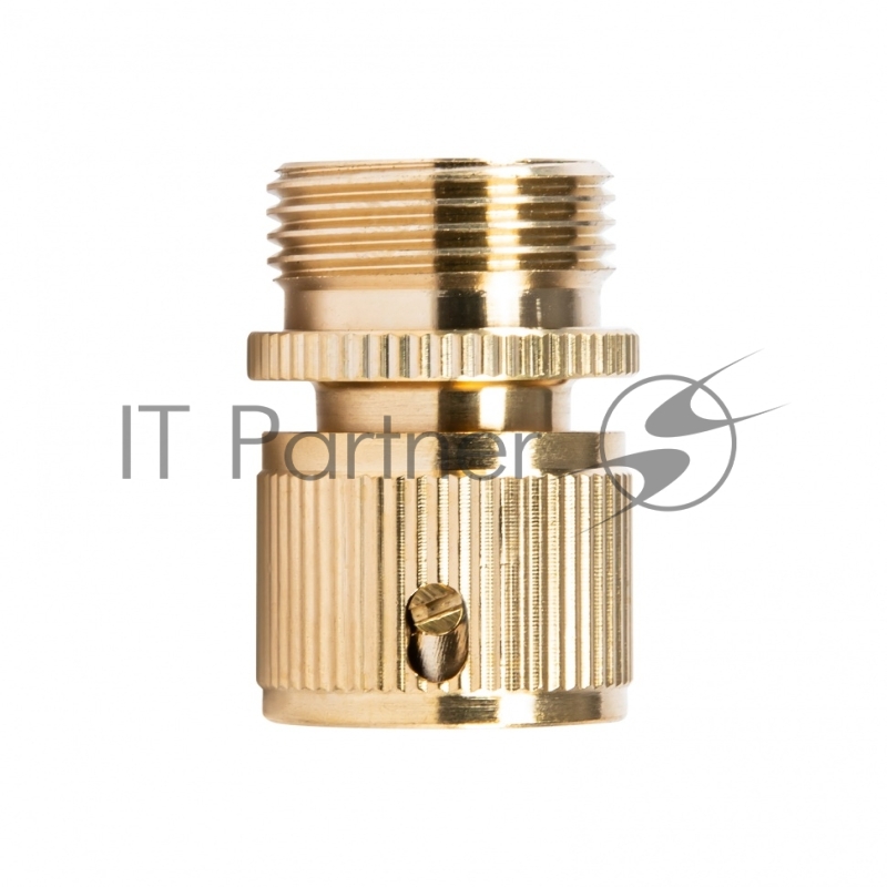 Соединитель латунный быстросъемный, внешняя резьба 3/4, посадочный D 3/4// Palisad