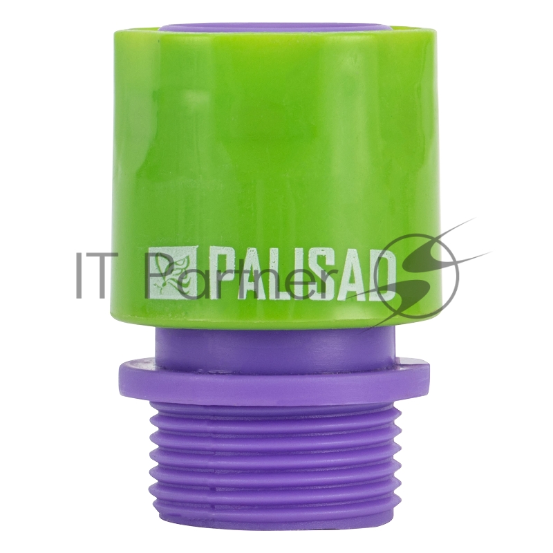 Соединитель пластмассовый быстросъемный, внешняя резьба 3/4// Palisad