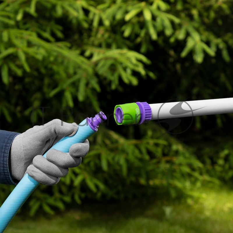 Соединитель пластмассовый быстросъемный, внутренняя резьба 3/4, аквастоп// Palisad