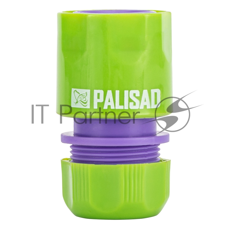Соединитель пластмассовый быстросъемный для шланга 1/2// Palisad