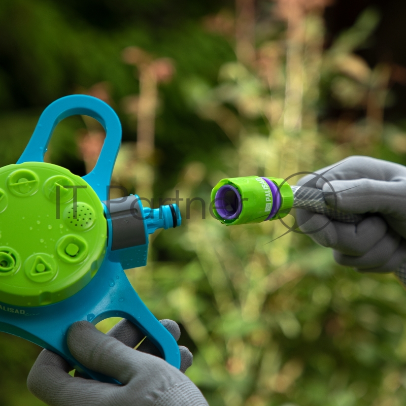 Соединитель пластмассовый быстросъемный для шланга 1/2// Palisad