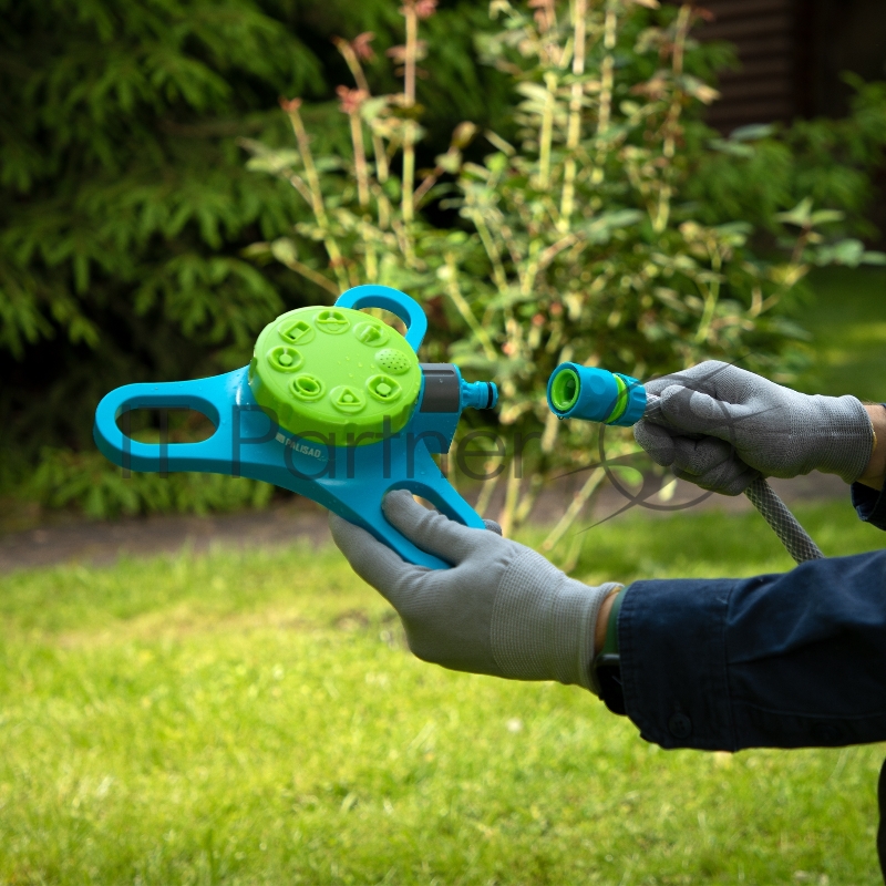 Соединитель пластмассовый быстросъемный для шланга 1/2, однокомпонентный, LUXE// Palisad