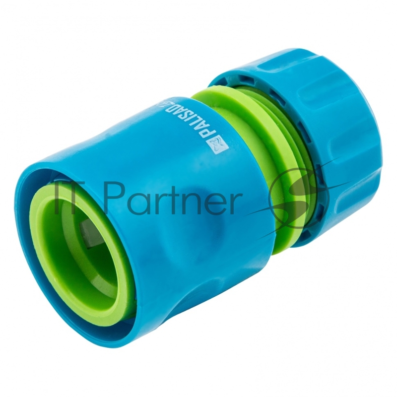 Соединитель пластмассовый быстросъемный для шланга 1/2, однокомпонентный, LUXE// Palisad