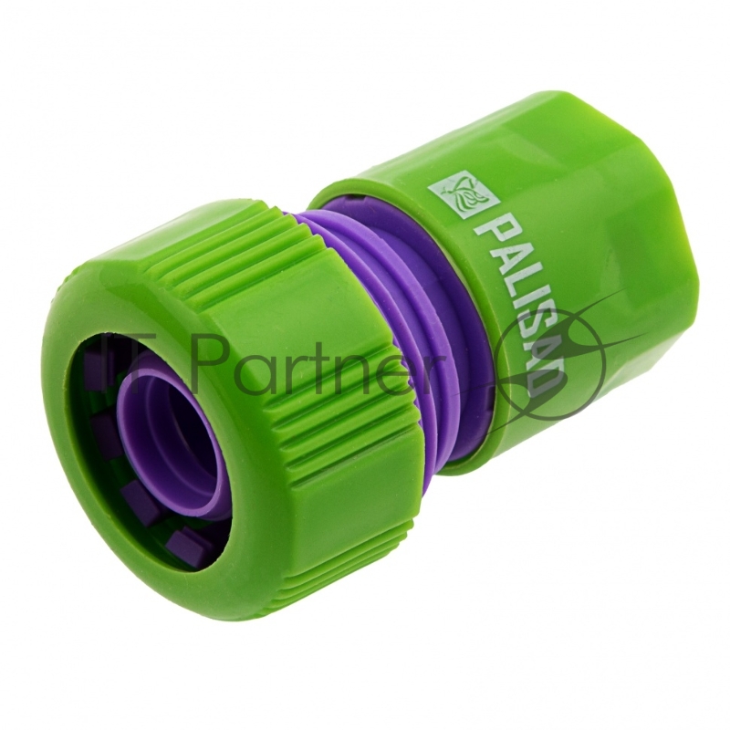 Соединитель пластмассовый быстросъемный для шланга 3/4// Palisad