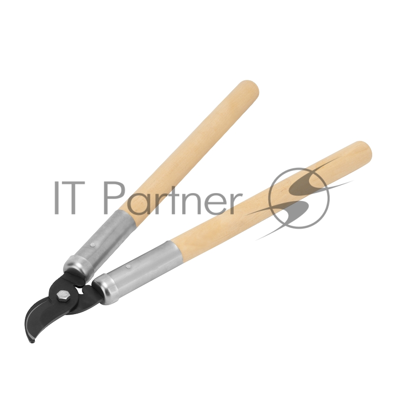 Сучкорез прямого реза, 500 мм, деревянные рукоятки, Горизонт// Россия