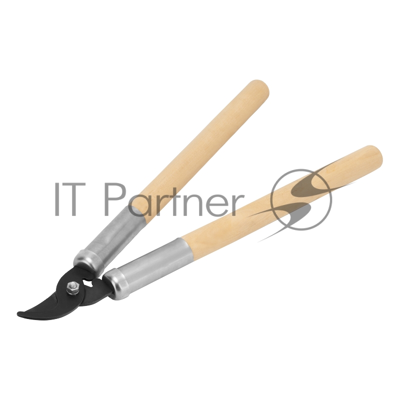 Сучкорез прямого реза, 500 мм, деревянные рукоятки, Горизонт// Россия