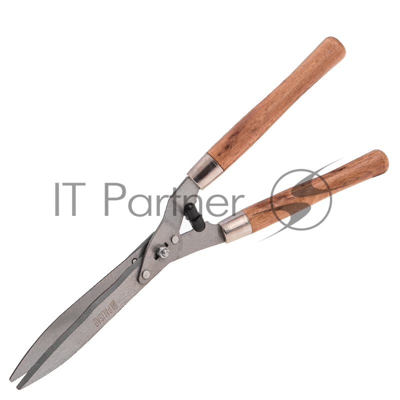 Кусторез, 520 мм, волнистые лезвия, деревянные рукоятки// Palisad