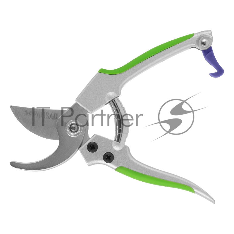 Секатор прямого реза, 180 мм, металлические обрезиненные рукоятки// Palisad