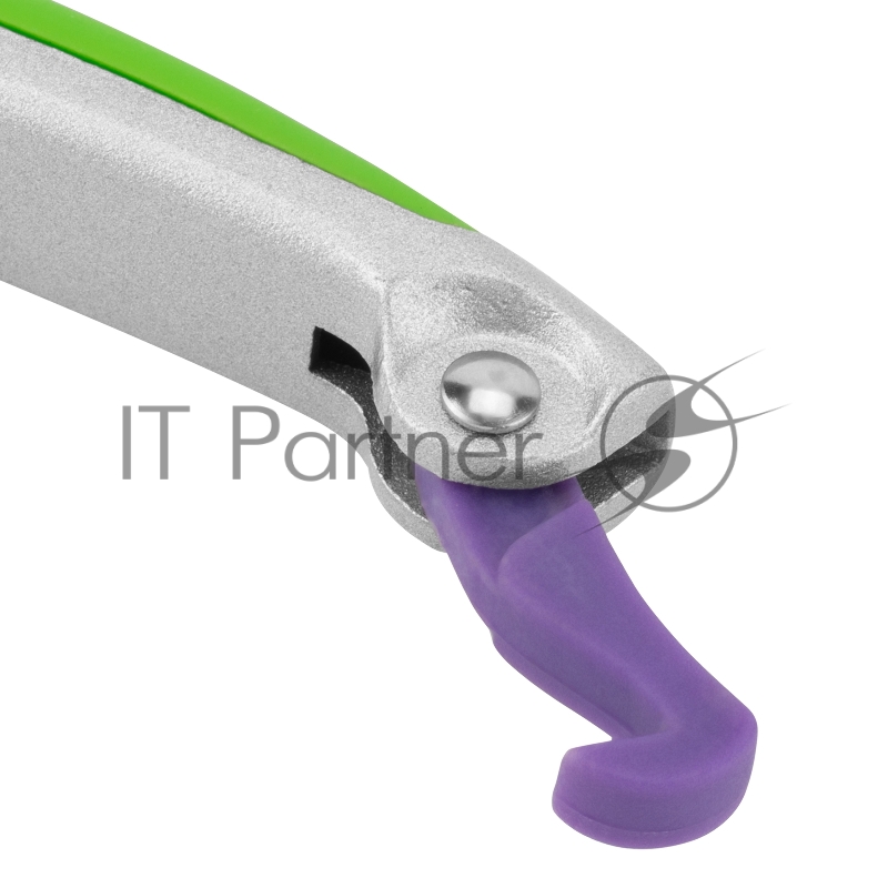 Секатор прямого реза, 180 мм, металлические обрезиненные рукоятки// Palisad