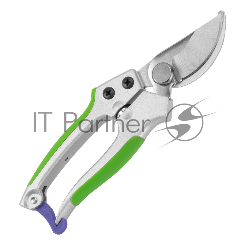 Секатор прямого реза, 180 мм, металлические обрезиненные рукоятки// Palisad