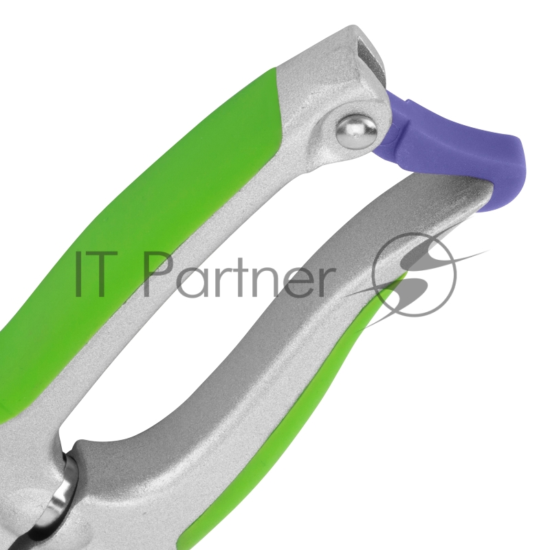 Секатор прямого реза, 180 мм, металлические обрезиненные рукоятки// Palisad