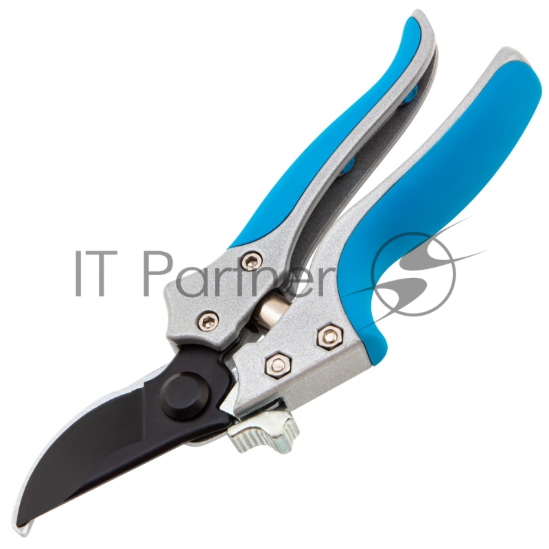 Секатор прямого реза, 205 мм, металлические обрезиненные рукоятки, LUXE// Palisad