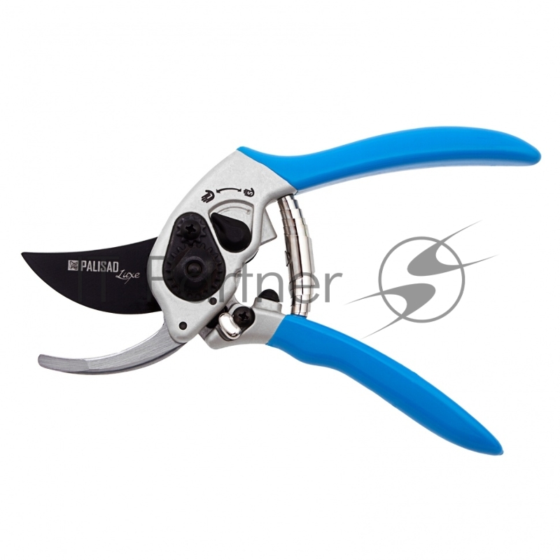 Секатор прямого реза, 210 мм, регулировка захвата, алюминиевые рукоятки, LUXE// Palisad