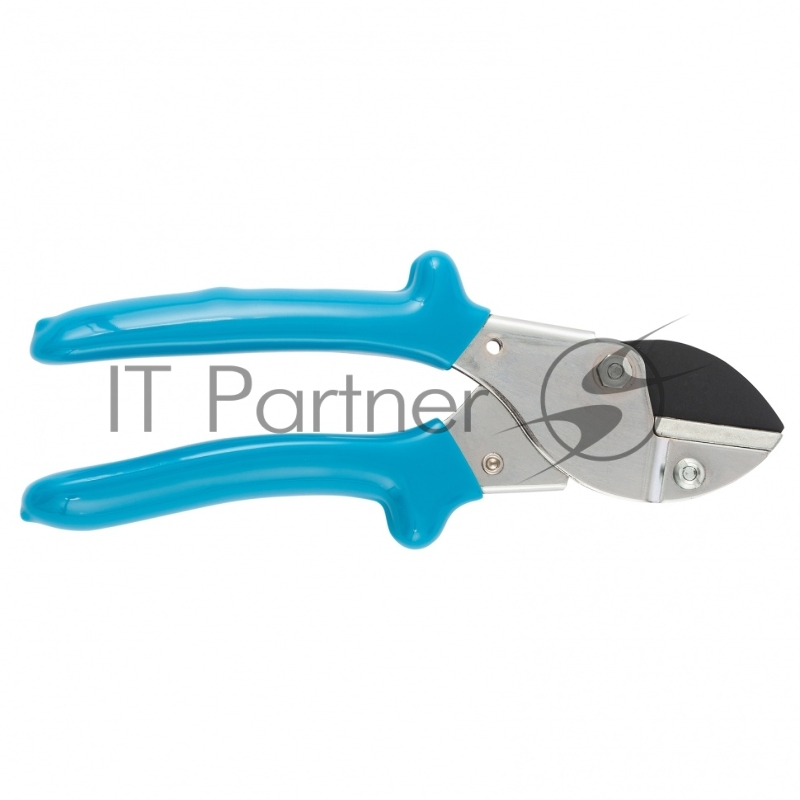 Секатор с наковальней, 170 мм, усиленный, рукоятки в ПВХ-оболочке, LUXE// Palisad