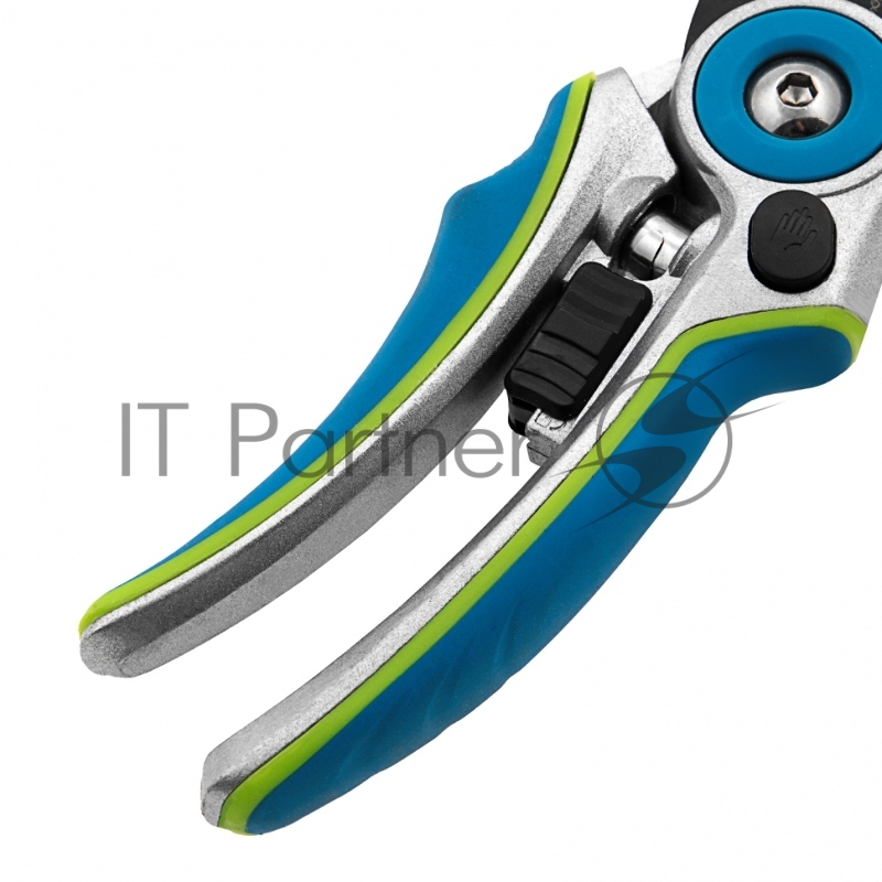 Секатор с наковальней, 205 мм, регулировка захвата, алюминиевые рукоятки, LUXE// Palisad